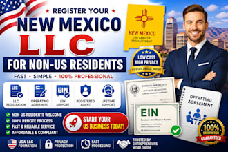 do USA llc formation in new mexico for non USA resident
