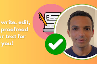 edit and proofread in english, french, or both