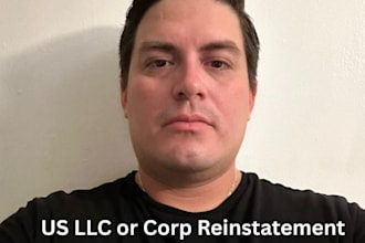 do US llc or corp reinstatement, reinstate dissolved llc, annual report filing