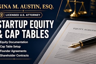 draft professional startup equity documentation