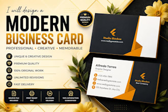 design a modern professional business card in canva