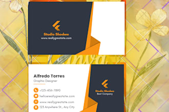 design a modern professional business card in canva