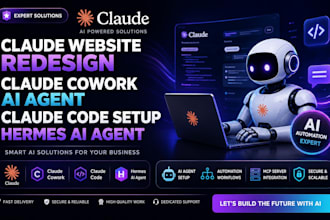 claude website redesign claude cowork ai agent claude code setup hermes ai agent