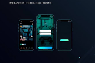 develop a professional react native mobile app