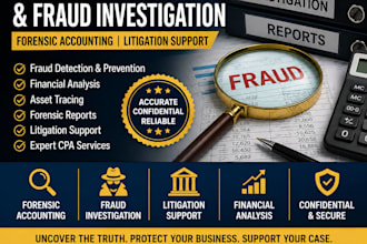 do forensic audit, fraud investigation, forensic accounting, litigation support