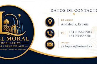 haré diseños creativos para ti