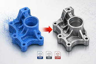 convert stl or mesh to solidworks cad and step files