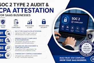 perform soc 2 type 2 audit and CPA attestation for saas businesses