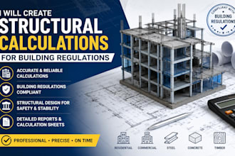 create structural calculations for building regulations