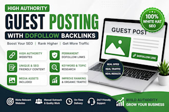 publish guest posts with SEO backlinks