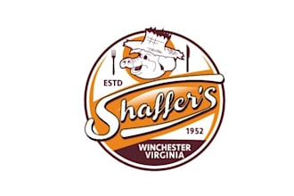 design old family restaurant BBQ business logo