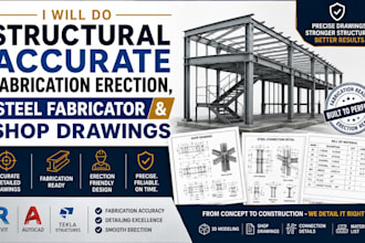 do structural accurate fabrication erection, steel fabricator and shop drawings