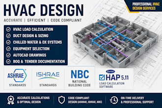 design hvac systems with load calculations