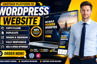 design, redesign wordpress website or update, clone customize website