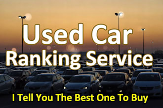 rank used cars and give expert buying advice