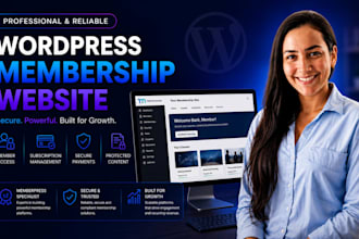 build wordpess membership and subscription website with memberpress