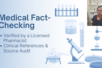 fact check your medical articles for accuracy as a pharmacist
