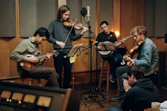 record mandolin, violin, fiddle, harmonica banjo for your track