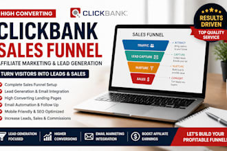 build clickbank salesfunnel affiliate marketing with lead generation