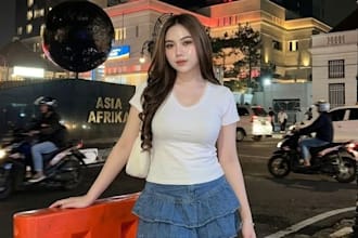 be create realistic fashion photo model image