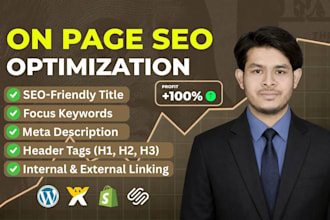 on page SEO for wordpress shopify wix and squarespace