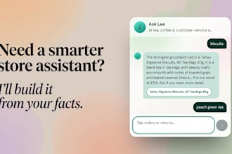 build a custom ai shopping assistant for your online store