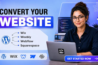 migrate wix studio website wordpress elementor expert redesign wix website SEO