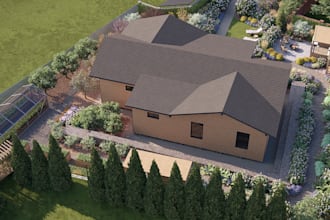 design sustainable eco friendly landscape, backyard and outdoor living