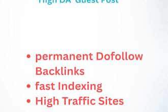do high quality guest posting and link building
