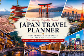 create a personalized japanese travel itinerary and trip plan