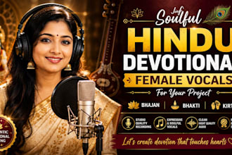 sing soulful hindu devotional songs and bhajans