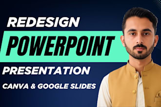 redesign powerpoint presentation, canva and google slides
