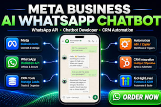 do meta business ai whatsapp chatbot whatsapp api chatbot developer workflow
