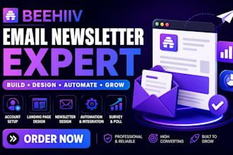 create beehiiv newsletter design beehiiv landing page beehiv ai email automation