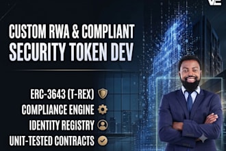 develop custom erc 3643 security token smart contracts for rwa tokenization