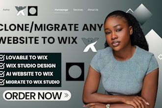 clone or migrate your lovable, hostinger, replit ai website design to wix studi0