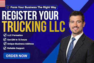 register your trucking or logistics llc and obtain irs ein