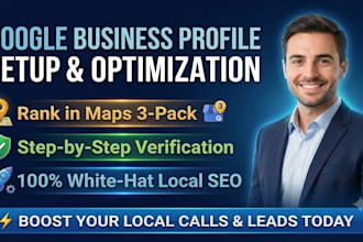do google business profile setup, gbp optimization, and local SEO ranking