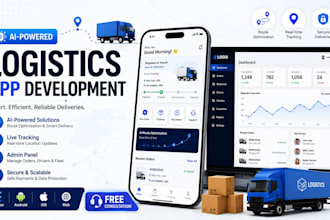 build ai logistic app mobile app development transportation fleet management app
