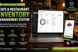build a custom cafe and restaurant inventory management system
