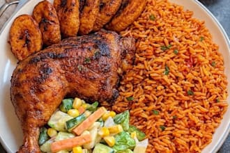 teach you how to cook jollof rice with other delicacies with good taste