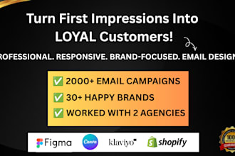 design professional email templates for ecommerce brands