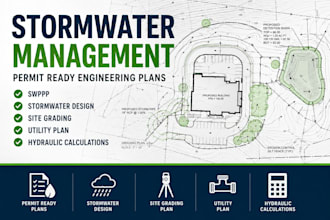 civil engineer stormwater grading utility site city permit swppp
