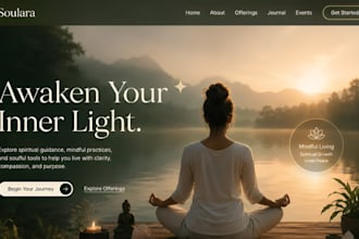 design squarespace spiritual website holistic healing astrology tarot reader