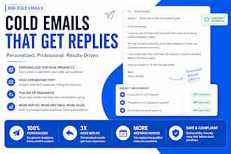 write personalized b2b cold emails
