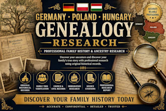 trace germany poland hungarian genealogy  research family history records