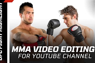 edit epic MMA video, ufc nba sports highlight and youtube videos