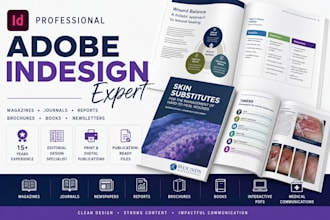 professionally design magazines, reports, brochures and publications
