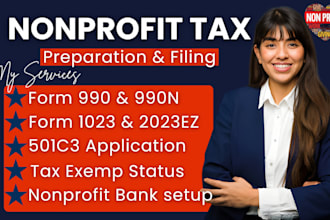 efile nonprofit form 990 filing 501c3 tax exempt approval 990ez, 1023, 1023ez
