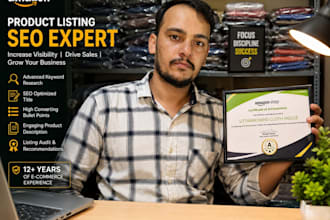 create amazon SEO product listing that ranks and converts